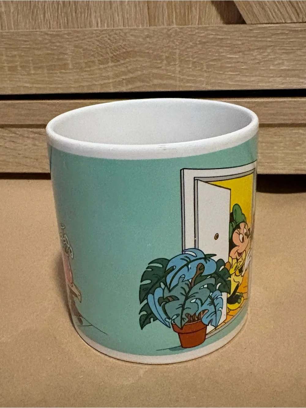Walt Disney 1987 Mickey & Minnie Happy Birthday Coffee Mug